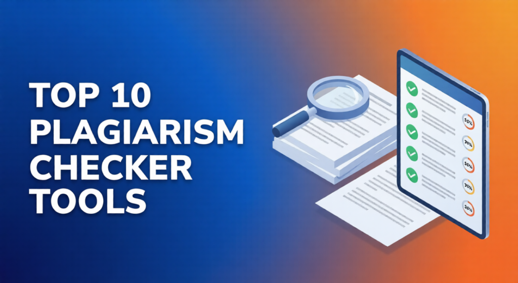 top 10 plagiarism checker tools