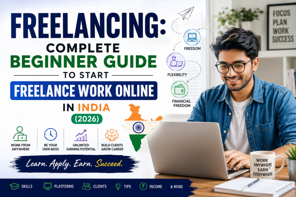 What is freelancing? Complete guide to freelance work online, freelance jobs, and freelancing in India (2026)